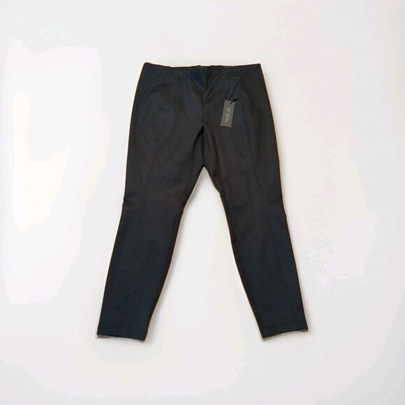 Rachel Zoe Career Office Pants Womens XL Black Front Seam Stretch Pull On - Picture 1 of 7